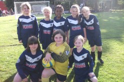 Girls football team participate in tournament