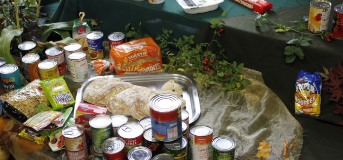 Harvest Festival Assembly and Donations