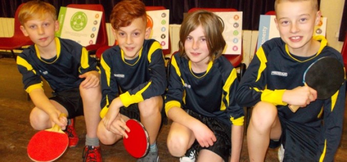 Y6 boys finish third in table tennis tournament