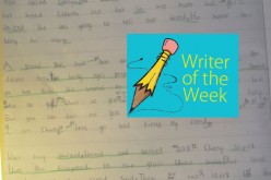 This week’s ‘Writer of the Week’ – Sophie Yr 2