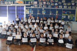 Photos of the Attendance Awards Assembly