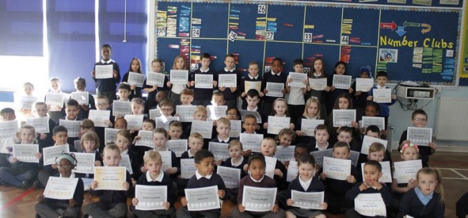 Photos of the Attendance Awards Assembly