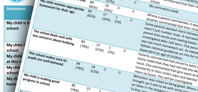 Parent Questionnaires Results and Feedback