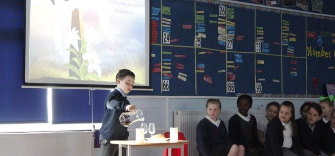 Year 4 Easter assembly photos