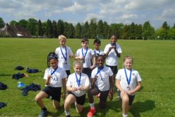 Year 4 finish 3rd in athletics