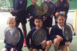 Year 3 & 4 take part in tennis competition