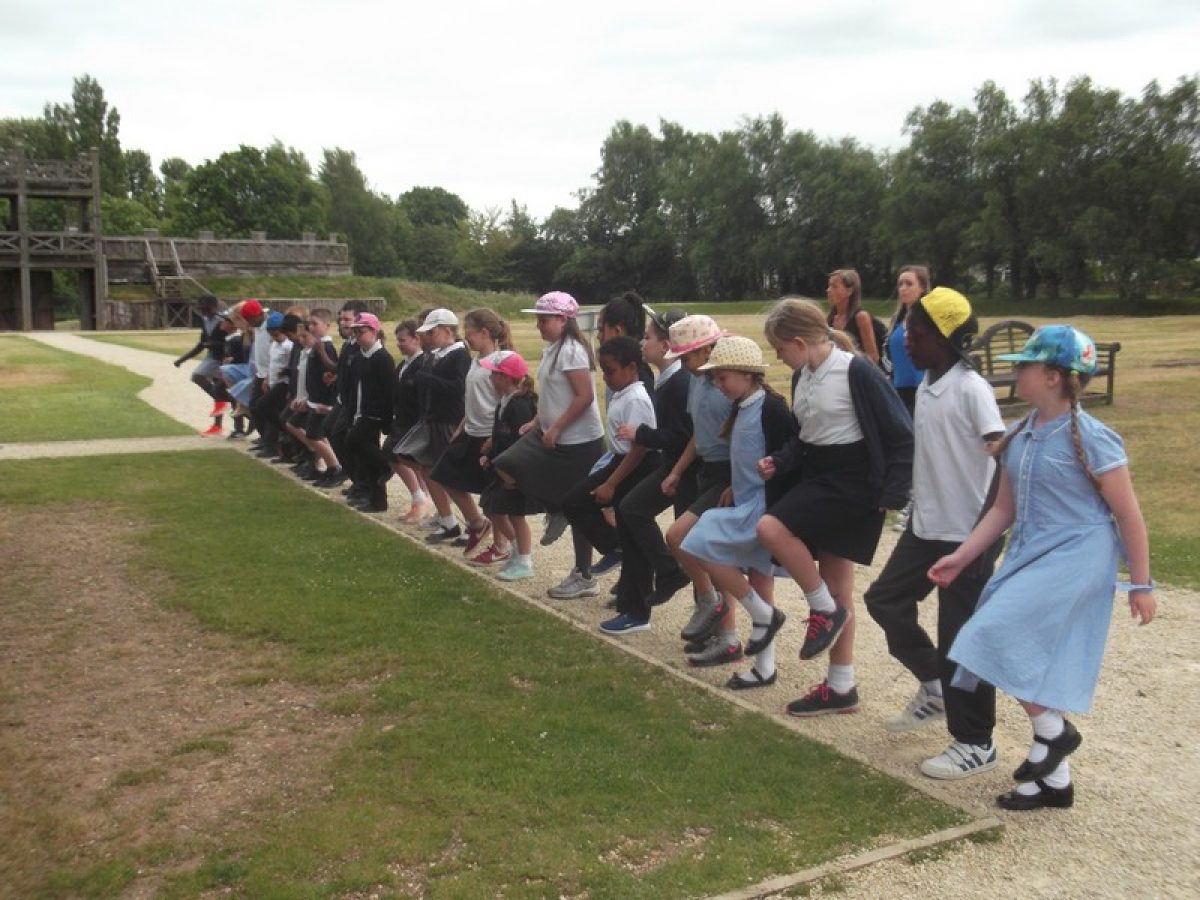 Year 4 Lunt Roman Fort trip