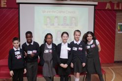 Digital Council perform an assembly at Oratory Primary