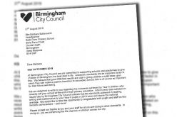 Letter from Birmingham City Council on KS2 performance