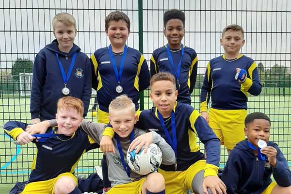 Boys team win silver in 5-a-side football