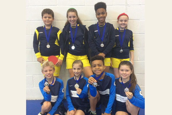 Bells Farm awarded silver medals in table tennis