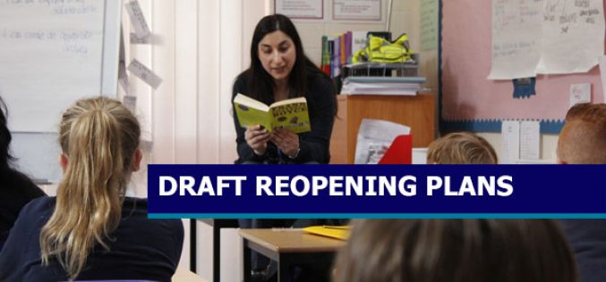 Letter – Draft Proposals For Reopening