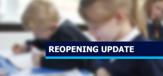 Letter – Further Details On Reopening School