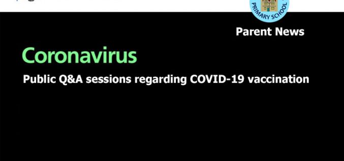 Public Q&A sessions regarding COVID-19 vaccination
