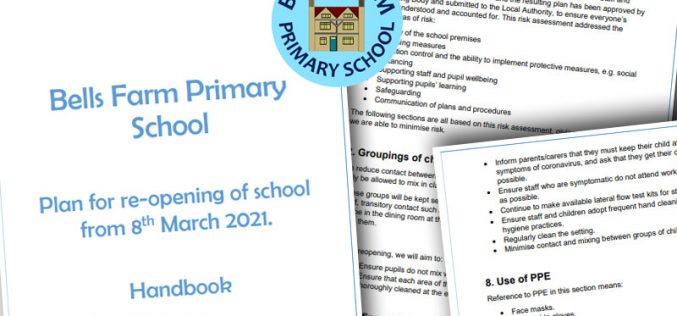 Parent Handbook – Full School Re-opening